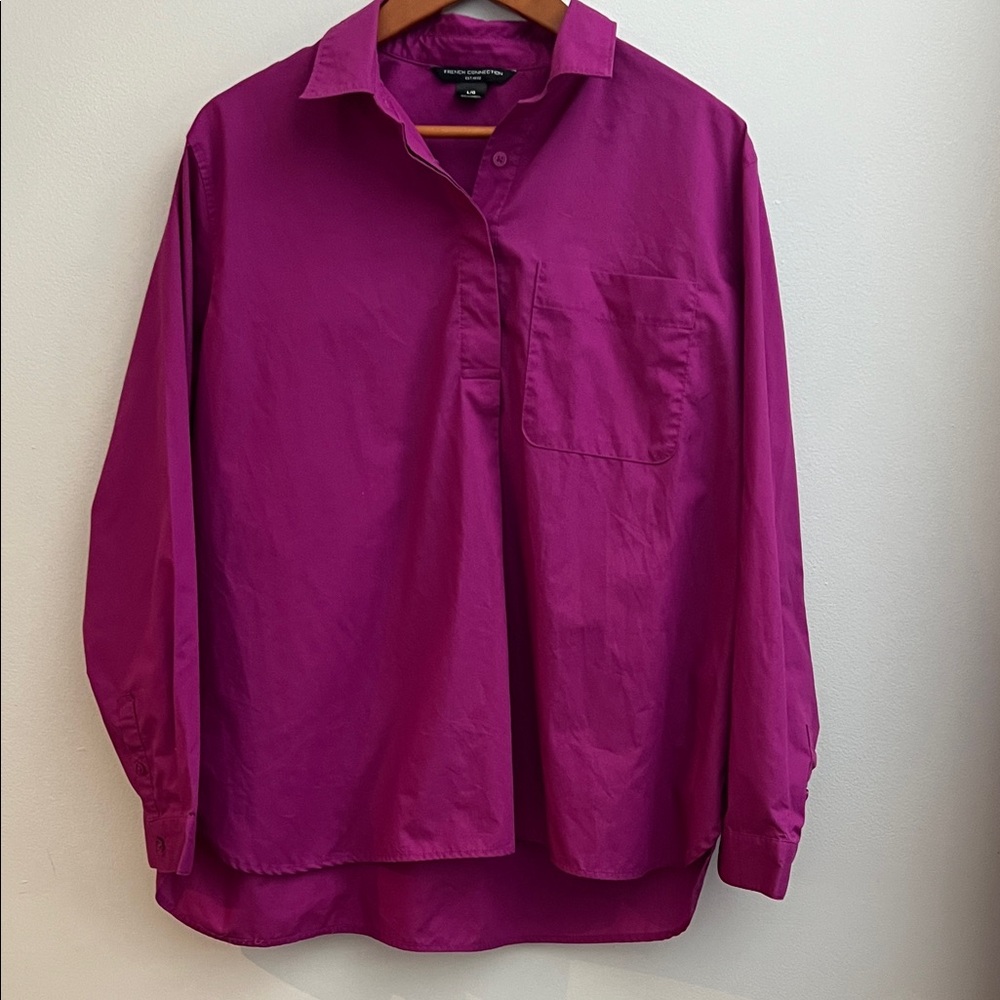 Women’s Fushia Tunic pullover, LG to XXL